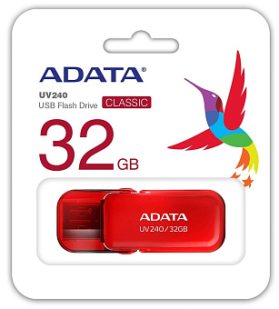 Флешка .32Gb ADATA [UV240] USB красный