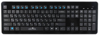 Клавиатура беспроводная Oklick 870S Slim Black