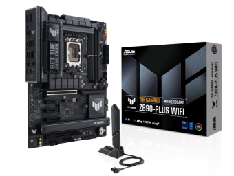 Материнская плата Socket-1851 Asus TUF GAMING Z890-PLUS WIFI (Z890) 4*DDR5 HDMI DP ATX