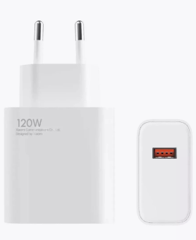 Сетевое зарядное устройство Xiaomi 120W HyperCharge Combo Type-A белый