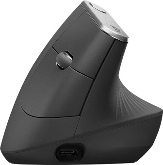 Мышь беспроводная Logitech MX Vertical черный (вертикальная)
