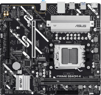 Материнская плата Socket AM5 ASUS PRIME B840M-K (B840) 2*DDR5 HDMI mATX