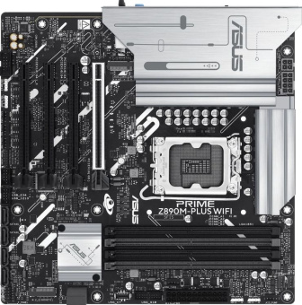 Материнская плата Socket-1851 Asus PRIME Z890M-PLUS WIFI (Z890) 4*DDR5 HDMI DP mATX