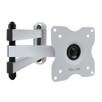 Крепление для телевизора Kromax DIX-15 (15"-28" макс.30кг настенный поворот и наклон) White