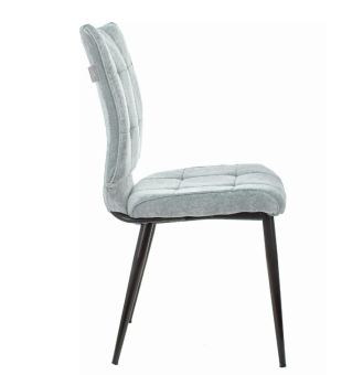 Кресло Бюрократ CH-K10 серо-голуб. Light 28 металл черный на ножках