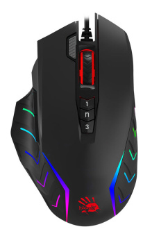 Мышь проводная A4Tech Bloody J95S STONE ACTIVATED 8000dpi черный/серый
