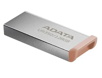Флешка 128Gb ADATA UR350 USB3.2 металл/коричневый