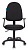 Кресло Бюрократ CH-1300 (ткань, пружинно-винтовой мех. качания, крест. пластик, до 120 кг) Черный