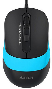 Мышь проводная A4Tech Fstyler FM10 1600dpi Black-Blue