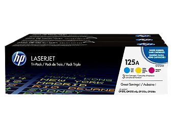Картриджи (комплект) HP 125A (CB540A/CB541A/CB542A/CB543A) для HP CP1215/1515n/1518ni/CM1312, голубо