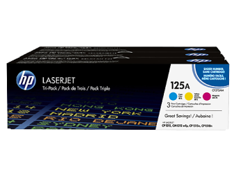 Картриджи (комплект) HP 125A (CB540A/CB541A/CB542A/CB543A) для HP CP1215/1515n/1518ni/CM1312, голубо