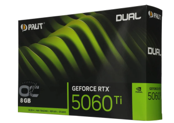 Видеокарта 8Gb PALIT RTX5060Ti DUAL OC (RTX5060Ti) GDDR7 128bit HDMI DP