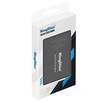 Накопитель SSD SATA .512Gb KingDian S370 (TLC, 550/510 Мбайт/сек)