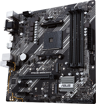 Материнская плата Socket AM4 ASUS PRIME B550M-K (B550) 4*DDR4 2*PCI-Ex1 1*PCI-Ex16 4*SATA 2*M.2 HDMI
