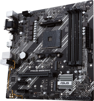 Материнская плата Socket AM4 ASUS PRIME B550M-K (B550) 4*DDR4 2*PCI-Ex1 1*PCI-Ex16 4*SATA 2*M.2 HDMI