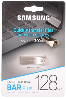 Флешка 128Gb Samsung BAR Plus  USB3.1