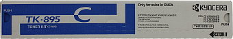 Картридж лазерный Kyocera TK-895C для FS-C8020/8025/8520/8525, 6000 стр. голубой