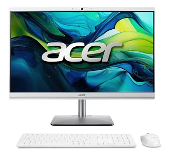 Моноблок Acer Aspire C24-195ES Core Ultra 7 155U/16G/512 SSD/Intel UHD/23.8"FHD/DOS/Silver