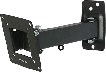 Крепление для телевизора Kromax OPTIMA-103 (настенное, поворотно-выдвижное,  10-28", max 25кг) Black