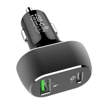 Автомобильное зарядное устройство ACD (63Вт, 2xUSB 1PD/45Вт+1QC/18Вт, 3.6-20В/3А)