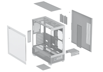 Корпус XASTRA Q500-0F ATX White