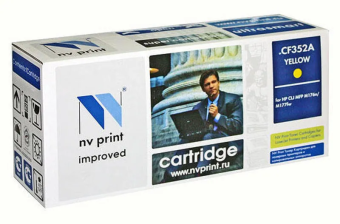 Картридж лазерный NV-print NV-CF352A для HP Color LaserJet Pro M176n/ M177fw 1000 стр. желтый