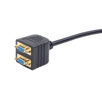 Разветвитель видеосигнала 2 port VGA (HD15M/2x15F, 1 компьютер - 2 монитора) Cablexpert CC-VGAX2-20C