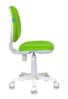 Кресло Бюрократ CH-W213 (ткань, пружинно-винтовой мех. качания, крест. пластик, до 100 кг) Салатовый