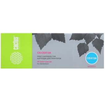 Картридж лазерный Cactus CS-CE413A для HP LJ Pro 300 M351 / Pro 400 M451 малиновый