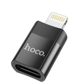 Переходник–адаптер USB-C (f)  --  Lightning (m), Hoco UA17