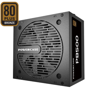 Блок питания 500W Powercase PW500 120mm, APFC, 80 Plus