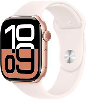Смарт-часы Apple Watch Series 10 46mm Aluminum Band Rose Gold (розовое золото)
