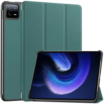 Чехол для планшета Xiaomi Pad 6 11" - TriFold чехол-книжка, зеленый