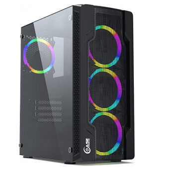 Корпус Powercase Mistral X4 Mesh LED ATX чёрный