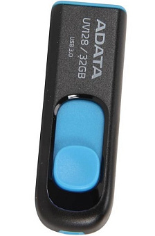 Флешка .32Gb ADATA [UV128] USB 3.0 черный/синий