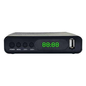 Тюнер TV Hyundai H-DVB500 DVB-T2, черный