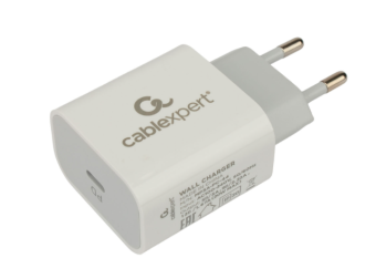 Сетевое зарядное устройство Cablexpert MP3A-PC-44 20W QC3.0/PD USB Type-C белый