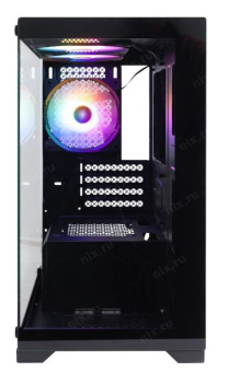 Корпус 1STPLAYER MI2-BK-3F1 mATX чёрный