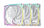 Комплект вентиляторов Geometric Future Squama 2503RW-14 Reverse ARGB White
