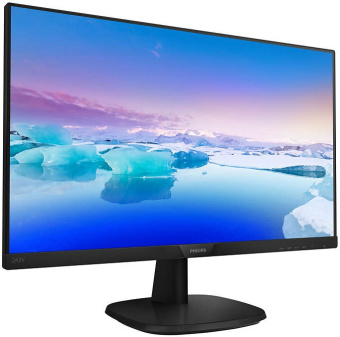 Монитор 23.8" PHILIPS 243V7QDAB (IPS 1920x1080 5ms 60Hz HDMI DVI VGA Sp) Black