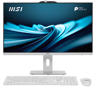 Моноблок MSI Pro AP272P 14M i3 14100/16G/512 SSD/Intel HD/27"FHD/DOS/White