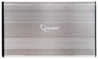 Внешний контейнер USB3.0 -> SATA 2.5", Gembird EE2-U3S-5, алюминий, серебристый