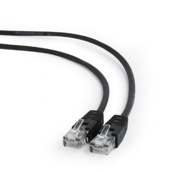 Кабель патч-корд Patch cord кат.5e  0.25м, Cablexpert, многожильный, черный