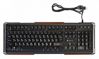 Клавиатура проводная Oklick 717G LED DEATH GAMER Rainbow Led Black