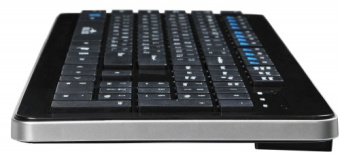 Клавиатура беспроводная Oklick 870S Slim Black