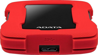 Внешний жесткий диск 1Tb ADATA HD330 2.5" USB3.1 Red