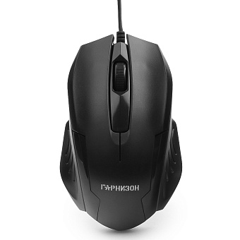 Мышь проводная Гарнизон GM-110 USB Black
