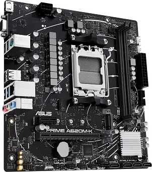 Материнская плата Socket AM5 ASUS PRIME A620M-K (A620) 2*DDR5 HDMI VGA mATX