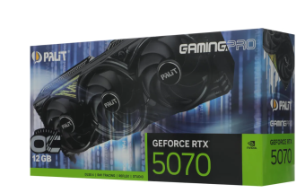 Видеокарта 12Gb PALIT RTX 5070 GAMINGPRO OC (RTX5070) GDDR7 HDMI DP