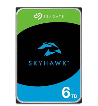 Жесткий диск SATA 6Tb Seagate Skyhawk 5400rpm 256Mb SATA-3